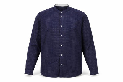 Mens UK Size L Easy Blue  Button-Up Long Sleeve Casual Shirt