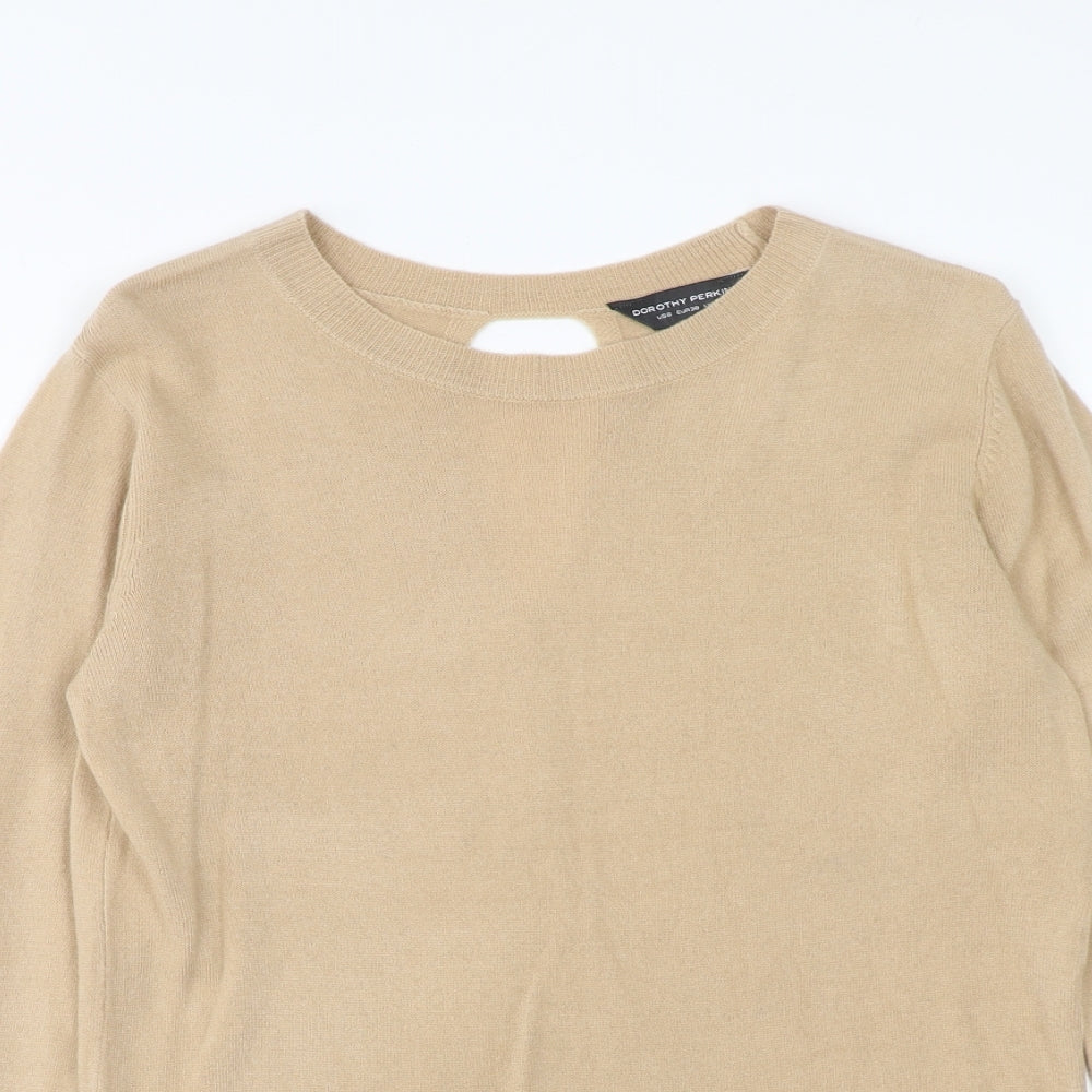 Womens UK Size 10 Dorothy Perkins Brown Pullover Jumper