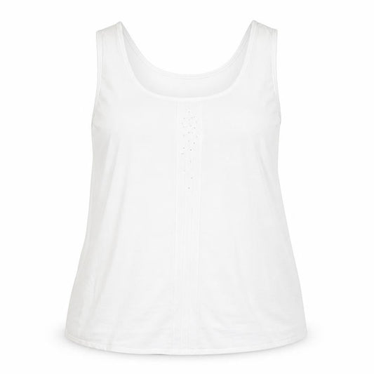 Womens UK Size 16 Sommermann Ivory Basic Tank