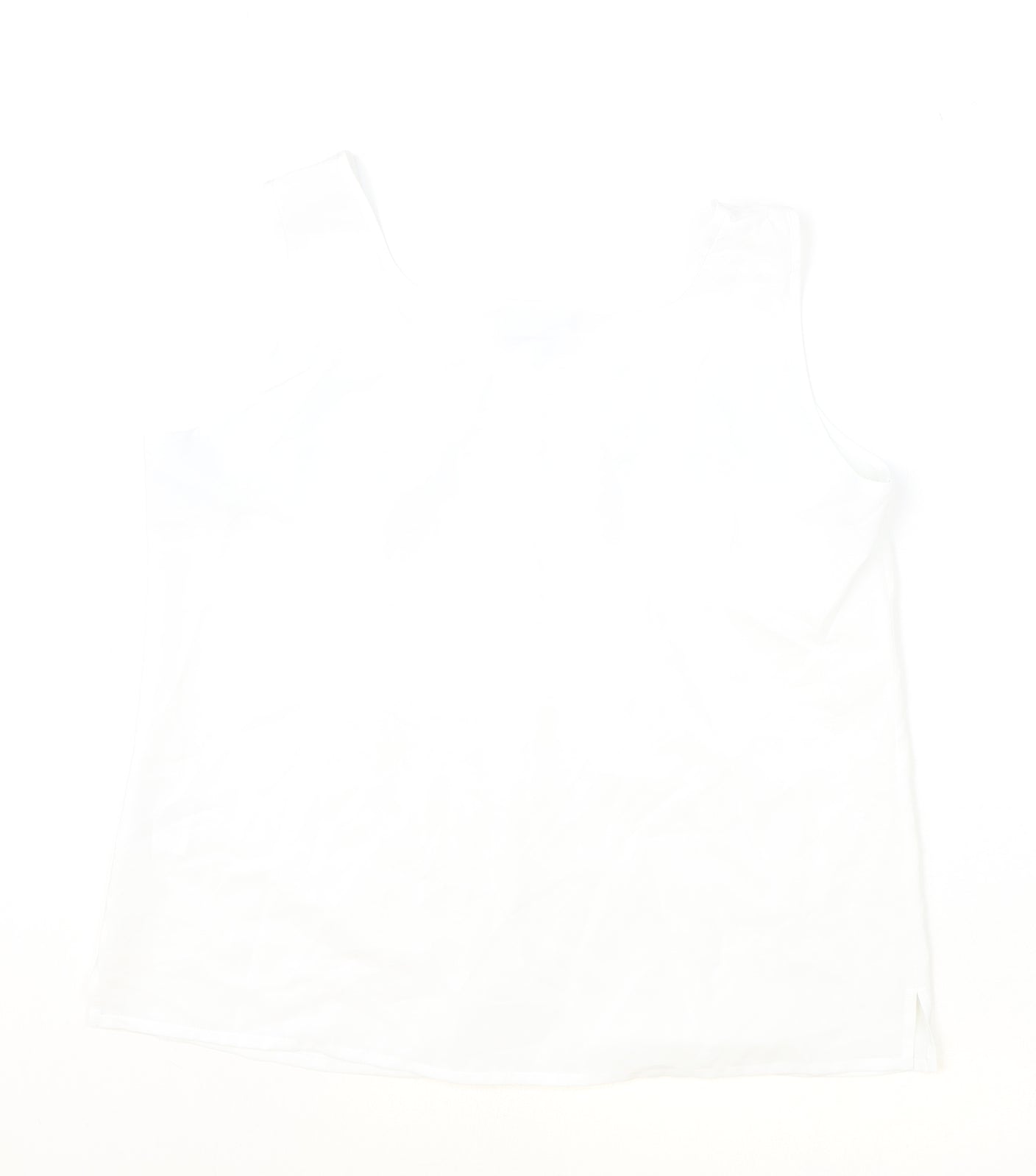 Womens UK Size 16 Sommermann Ivory Basic Tank