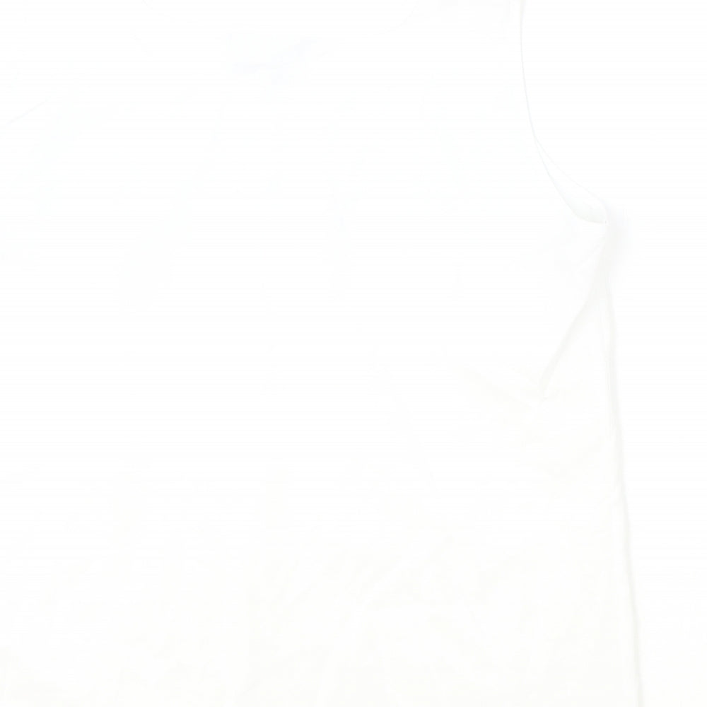 Womens UK Size 16 Sommermann Ivory Basic Tank
