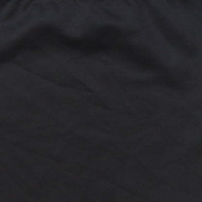 Boohoo Womens Black Polyester Straight & Pencil Skirt Size 10