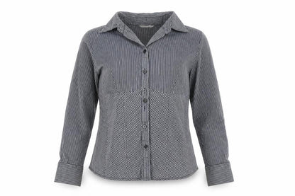 Womens UK Size 14 Marks and Spencer Black Basic Button-Up