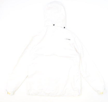 FIVE SEASONS Womens Ivory Windbreaker Jacket Size 10 Zip