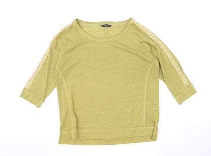 Womens UK Size 14 NEXT Yellow Pullover Jumper