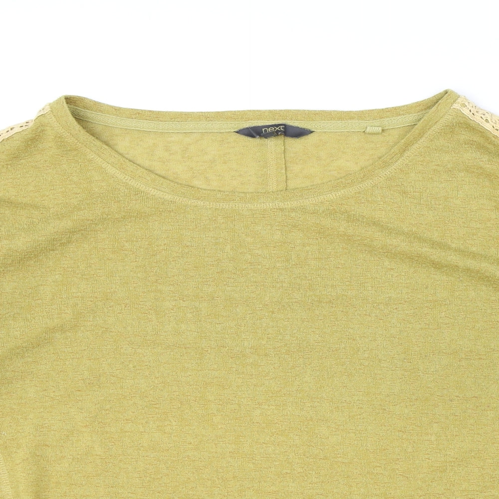 Womens UK Size 14 NEXT Yellow Pullover Jumper