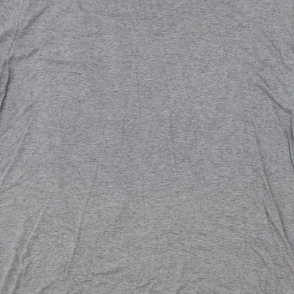 Ann Taylor Womens Green Viscose Basic T-Shirt Size XL Boat Neck