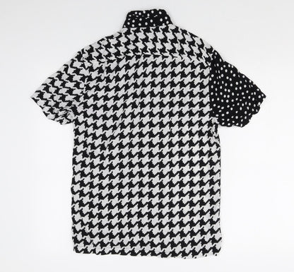 Womens UK Size S ASOS Multicoloured Basic Button-Up