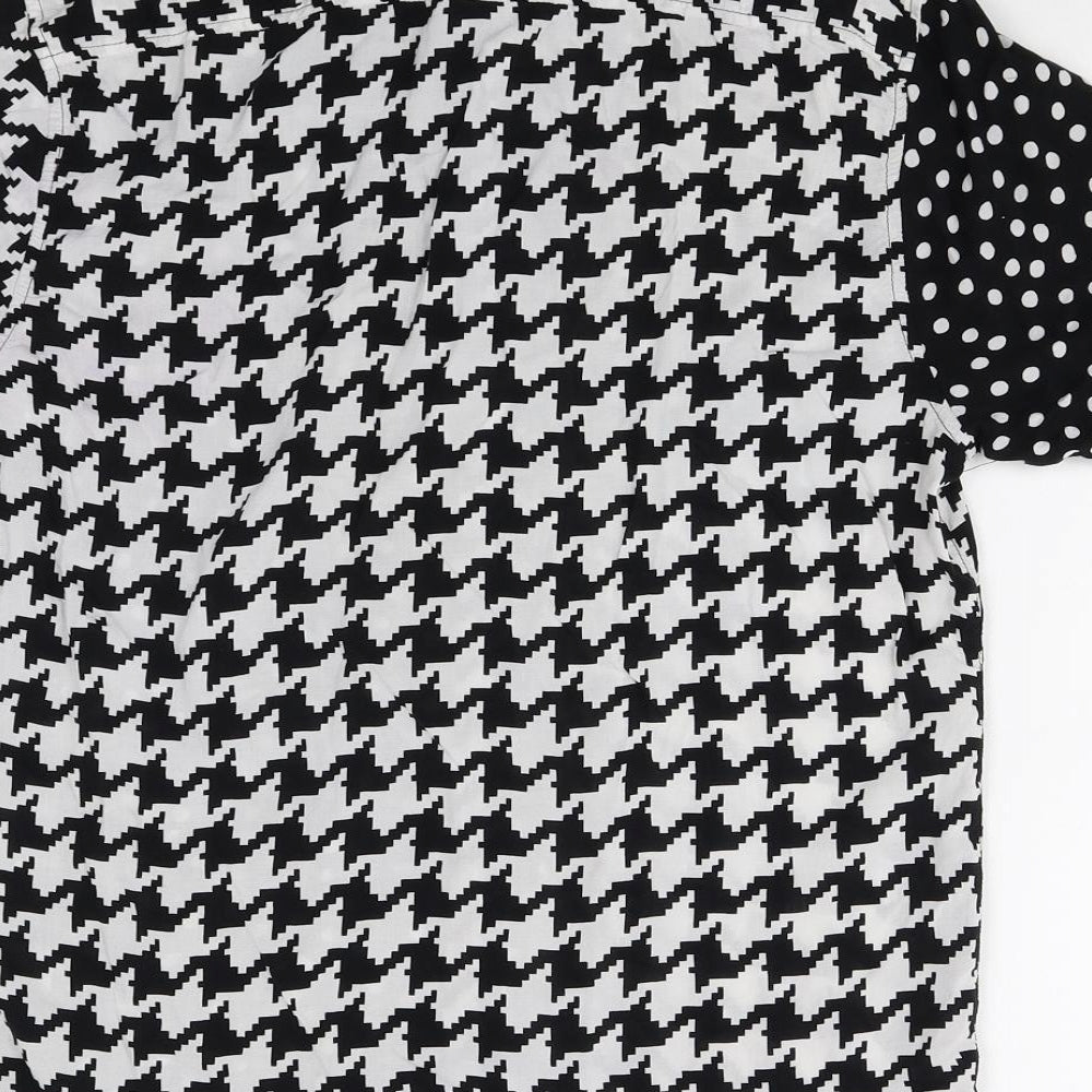 Womens UK Size S ASOS Multicoloured Basic Button-Up
