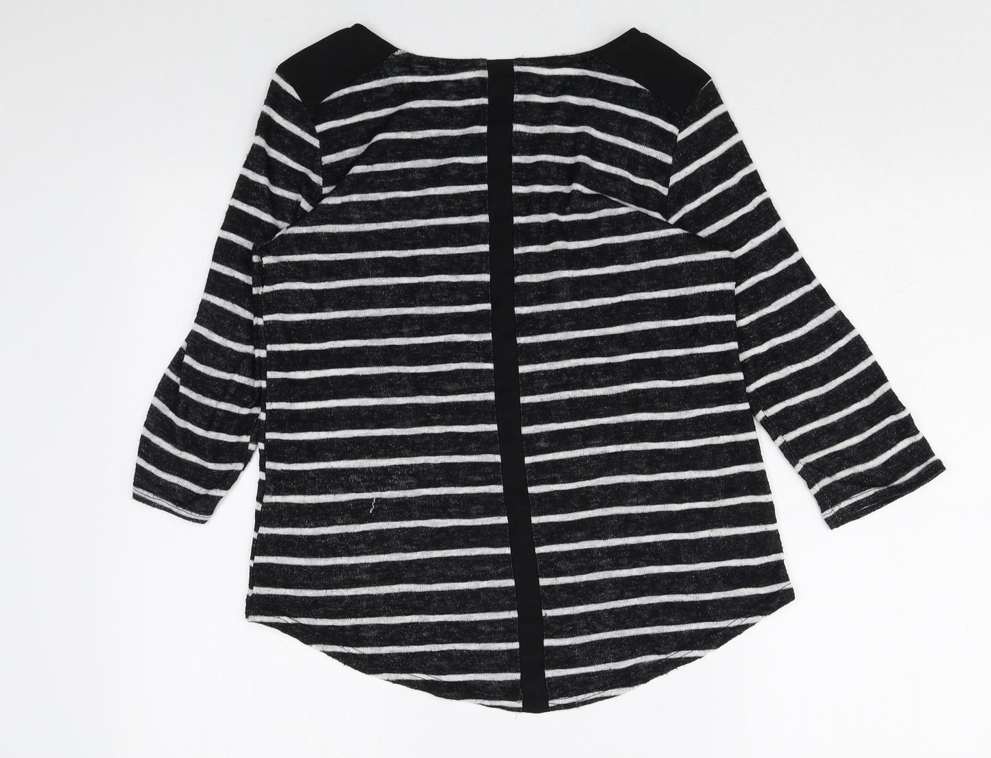 Womens UK Size S W5 Black Basic T-Shirt