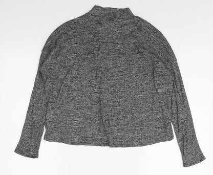 Womens UK Size S Divided Grey Pullover Jumper