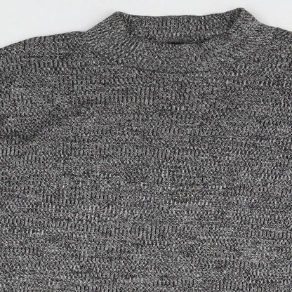 Womens UK Size S Divided Grey Pullover Jumper