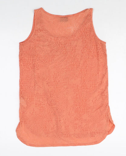 Womens UK Size 10 NEXT Pink Basic Tank