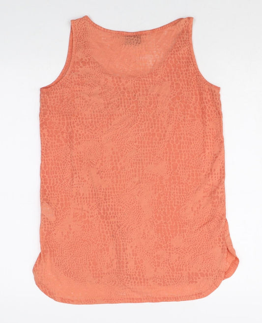 Womens UK Size 10 NEXT Pink Basic Tank