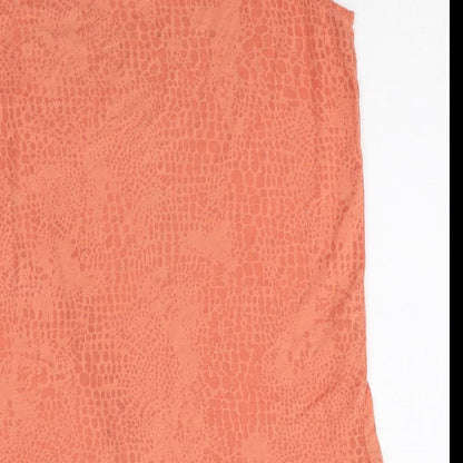 Womens UK Size 10 NEXT Pink Basic Tank