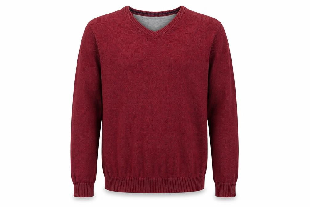 Mens UK Size S Maine Red Pullover Jumper