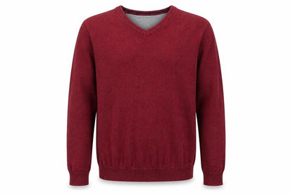 Mens UK Size S Maine Red Pullover Jumper
