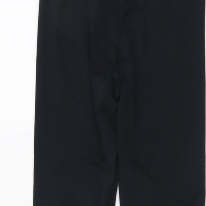 F&F Womens Black Polyester Compression Leggings Size 6 L20 in Regular Pullover