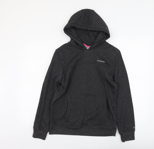 Womens UK Size 8 LA Gear Grey Pullover Hoodie