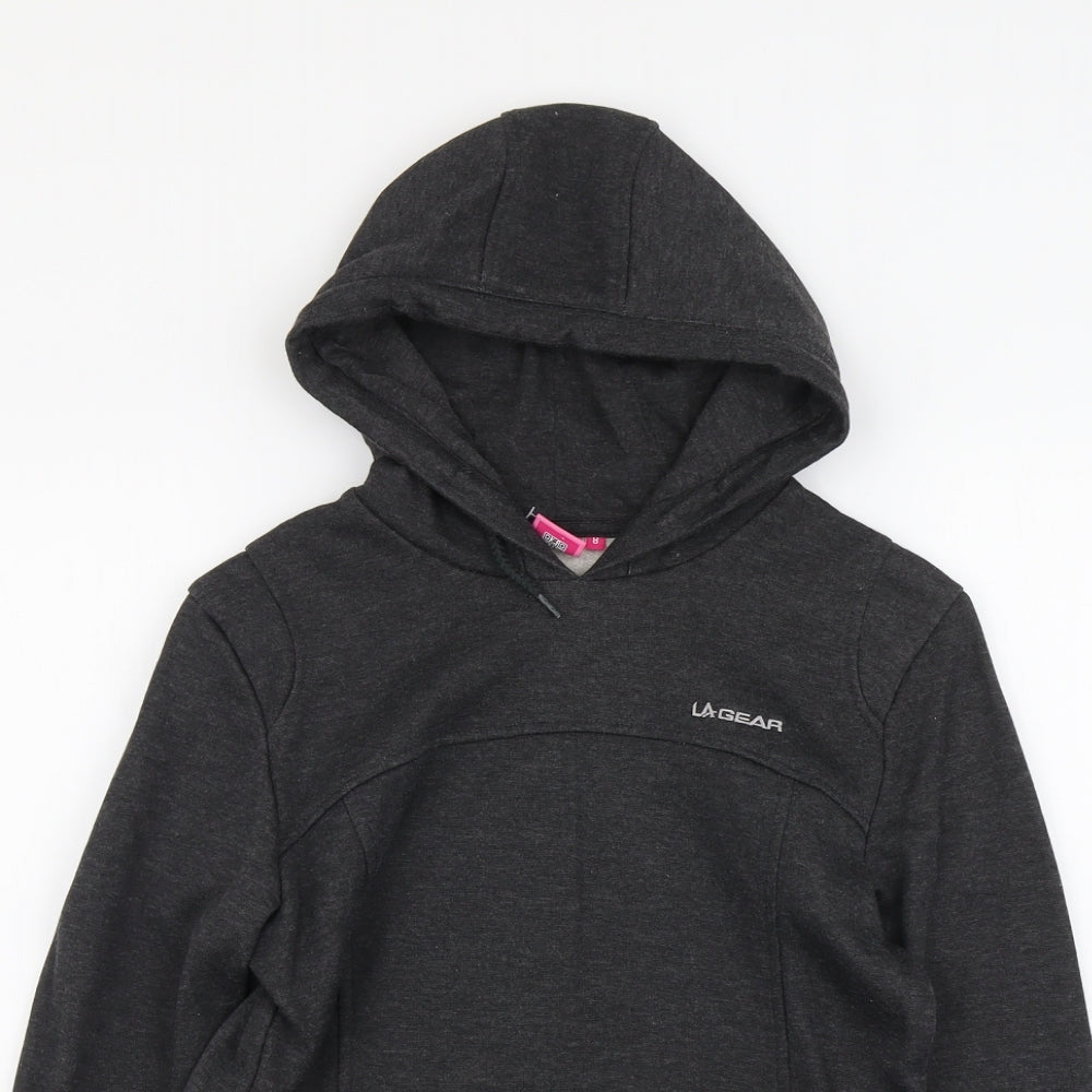 Womens UK Size 8 LA Gear Grey Pullover Hoodie