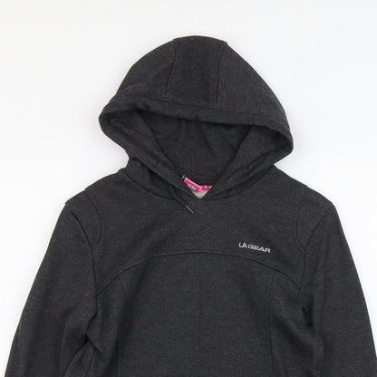 Womens UK Size 8 LA Gear Grey Pullover Hoodie
