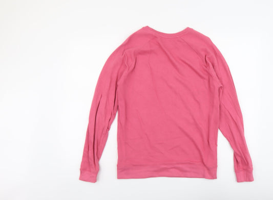 Womens UK Size XS ASOS Pink Pullover Sweatshirt