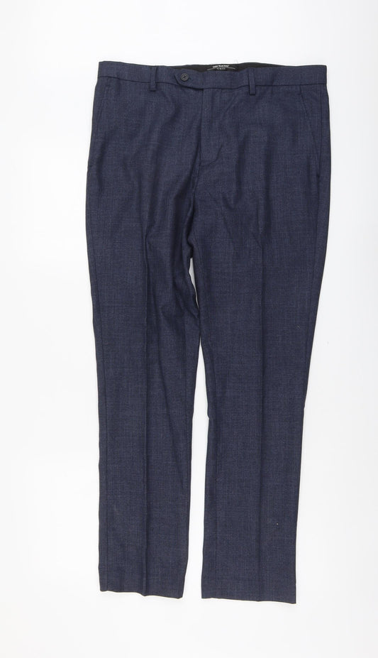 Mens UK Size 34 in Cedar Wood State Regular Fit  Beige Trousers