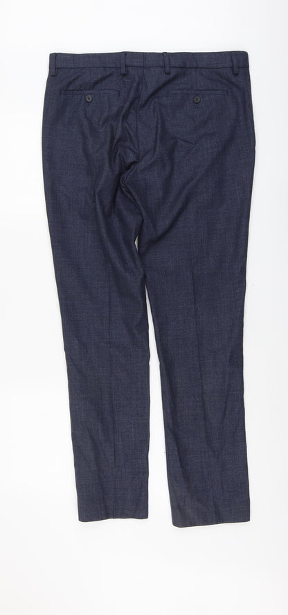 Mens UK Size 34 in Cedar Wood State Regular Fit  Beige Trousers