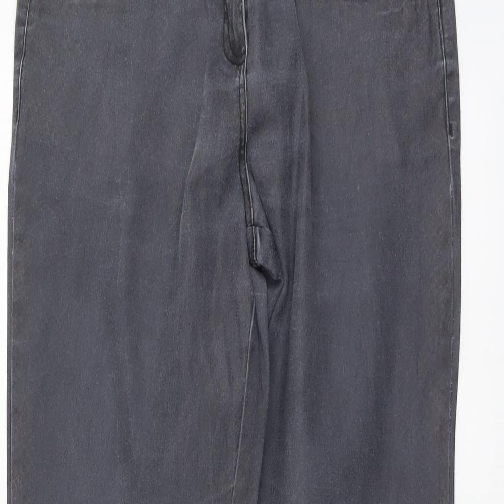 Womens UK Size 10 F&F Regular Fit Skinny Grey Jeans
