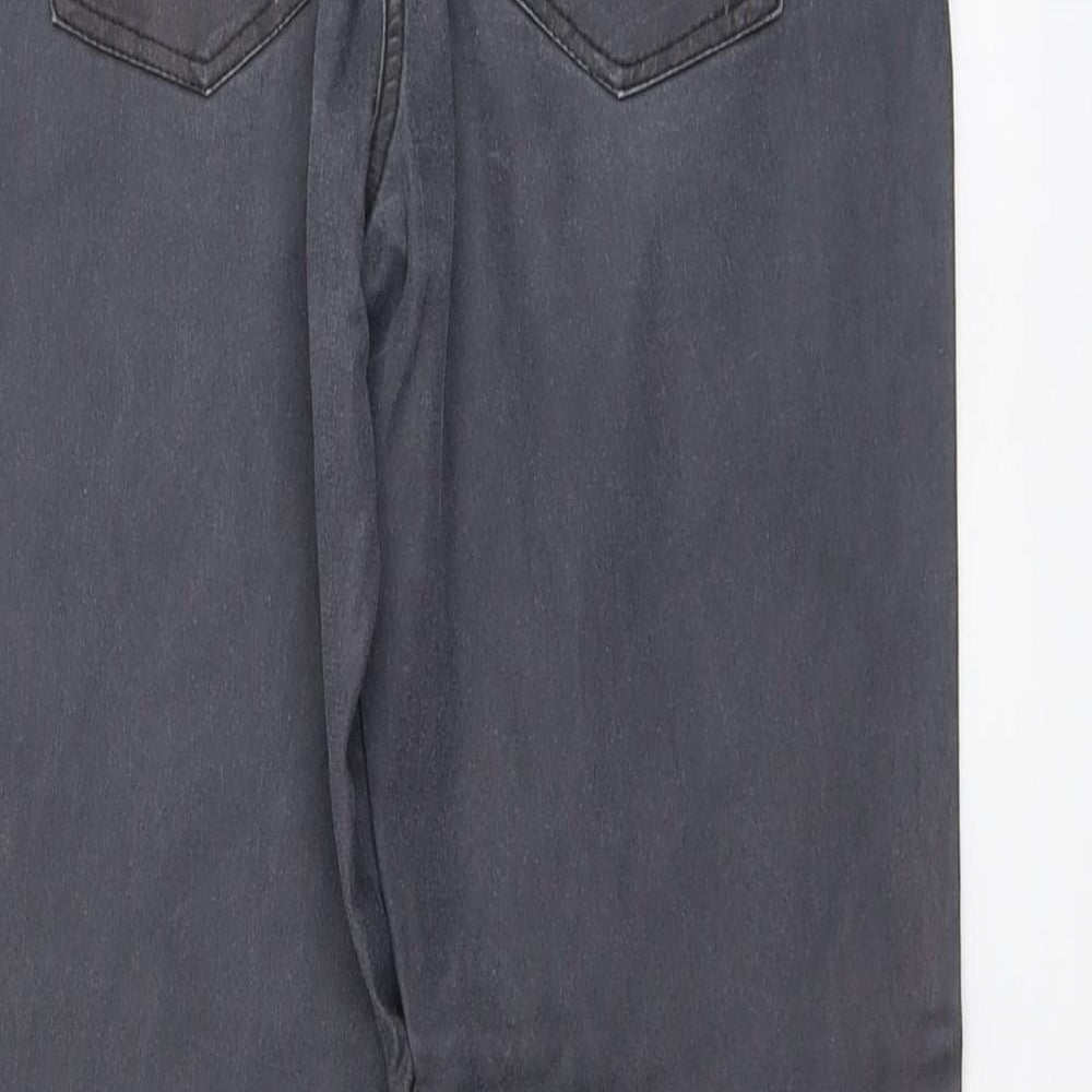 Womens UK Size 10 F&F Regular Fit Skinny Grey Jeans