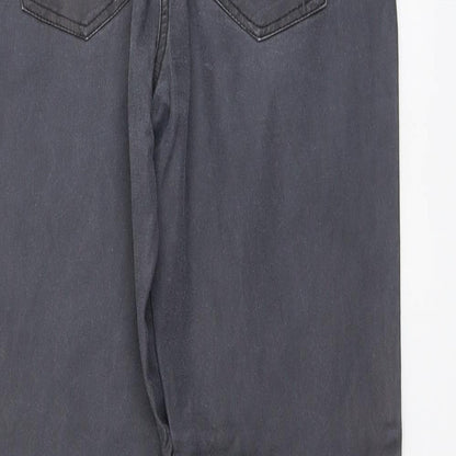 Womens UK Size 10 F&F Regular Fit Skinny Grey Jeans