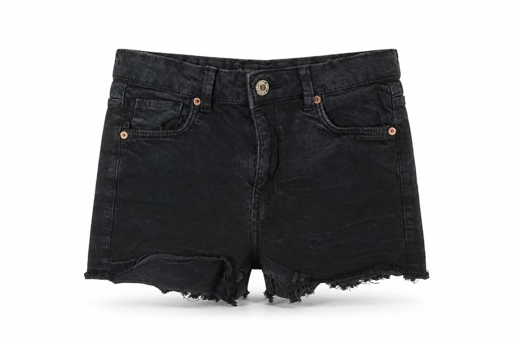 Womens UK Size 8 Bershka Regular Fit Hot Pants Shorts
