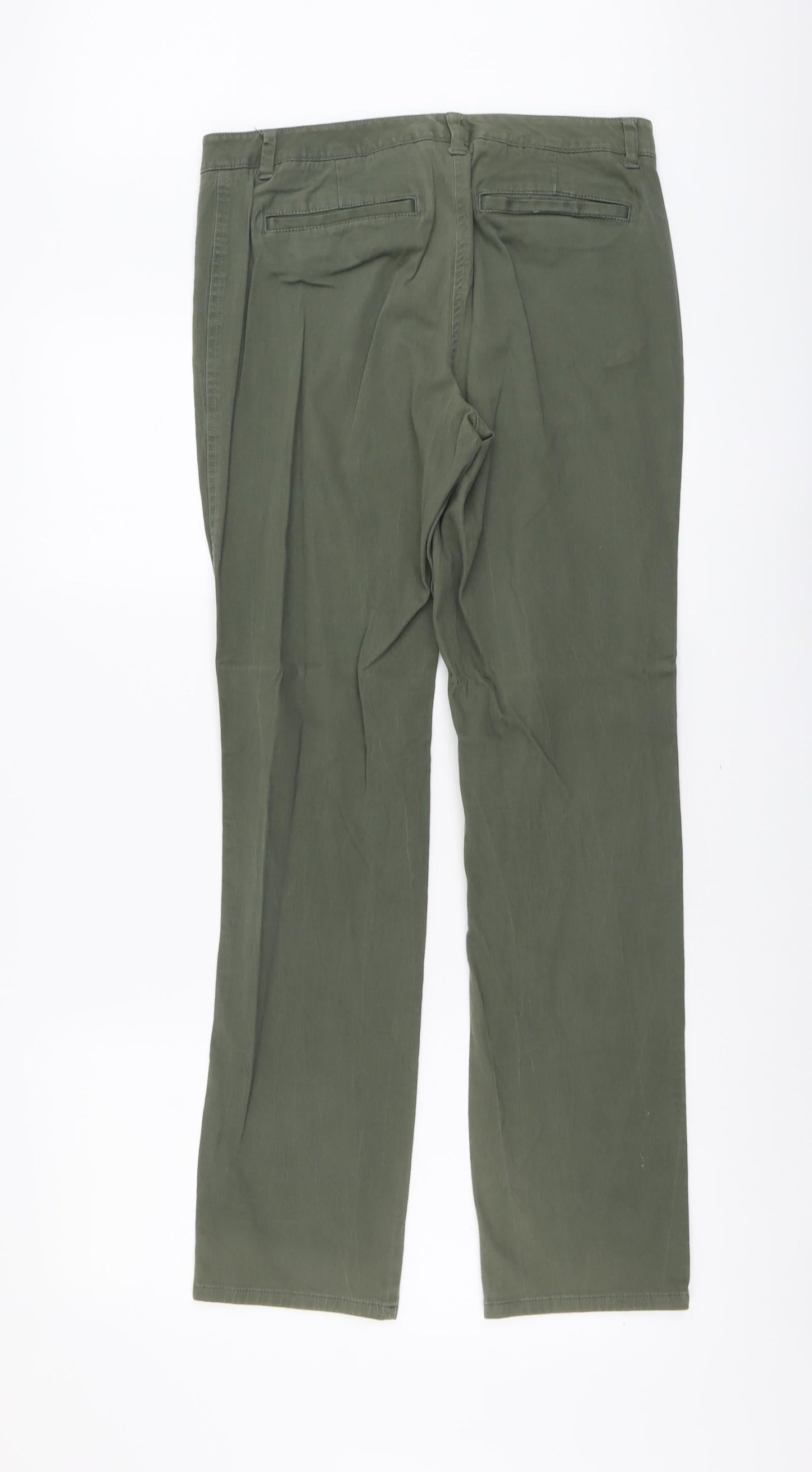David Jones Womens Green Cotton Skinny Jeans Size 10 L31 in Regular Button