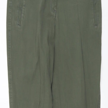 David Jones Womens Green Cotton Skinny Jeans Size 10 L31 in Regular Button