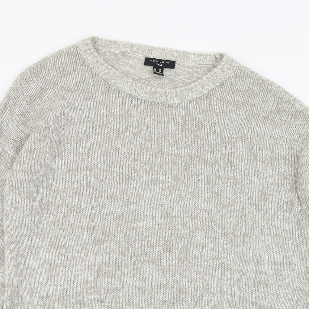 Womens UK Size 12 New Look Beige Pullover Jumper