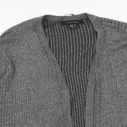 Atmosphere Womens Silver V-Neck Viscose Cardigan Jumper Size 10