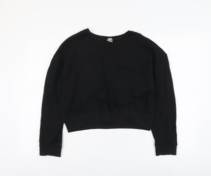Womens UK Size 12 ASOS Black Pullover Sweatshirt