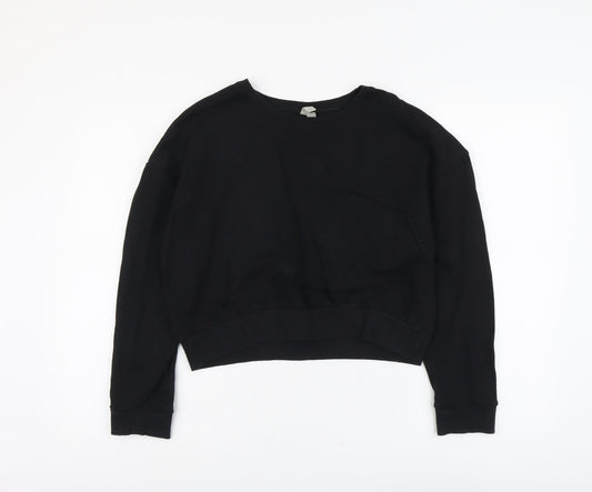 Womens UK Size 12 ASOS Black Pullover Sweatshirt
