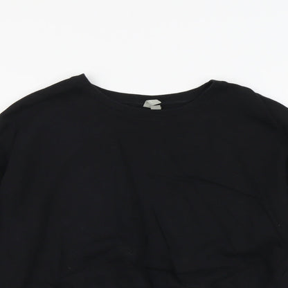 Womens UK Size 12 ASOS Black Pullover Sweatshirt