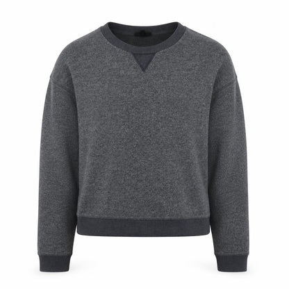 Topshop Womens Grey Cotton Pullover Sweatshirt Size 10 Pullover