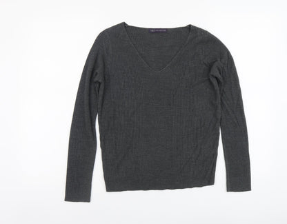 Womens UK Size 8 Marks and Spencer Grey Pullover Jumper