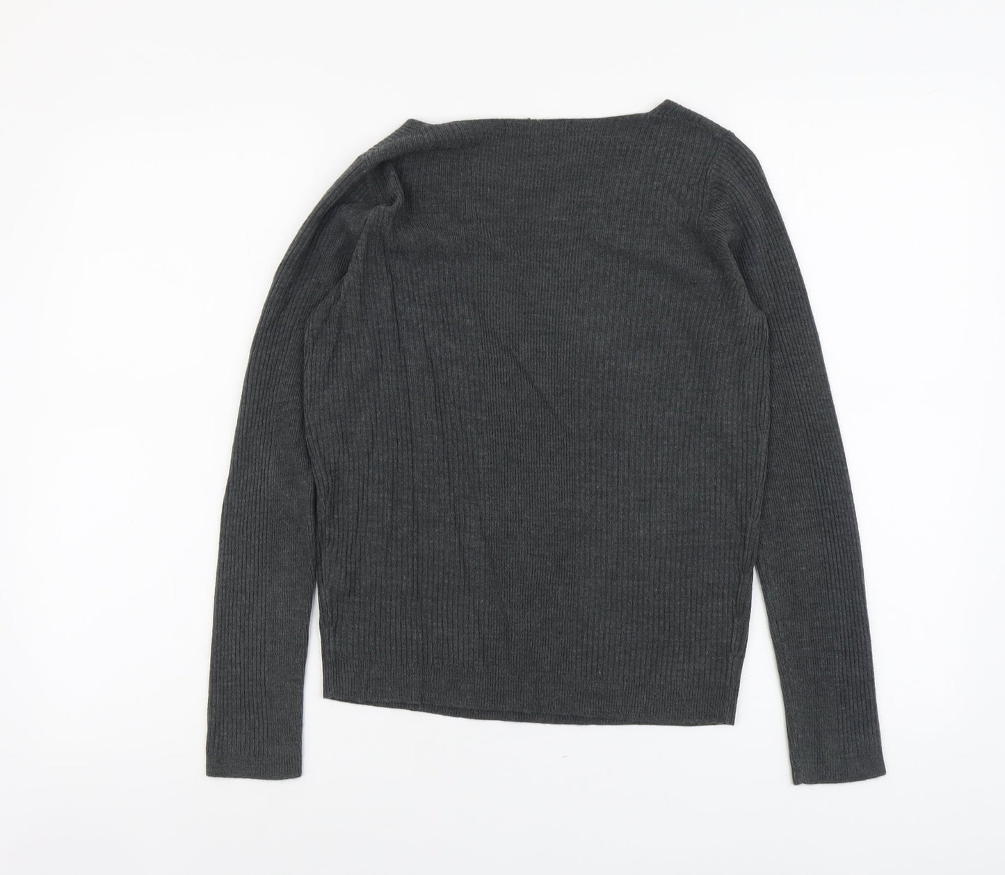 Womens UK Size 8 Marks and Spencer Grey Pullover Jumper