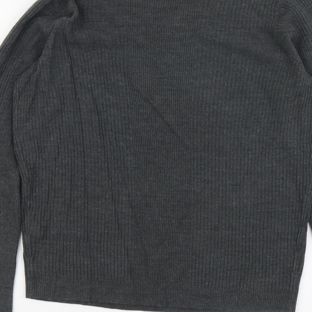 Womens UK Size 8 Marks and Spencer Grey Pullover Jumper