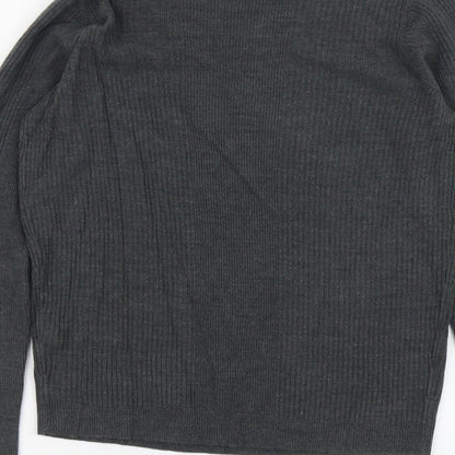 Womens UK Size 8 Marks and Spencer Grey Pullover Jumper