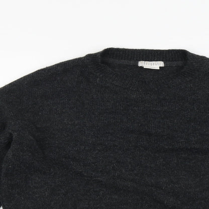Womens UK Size S Cooperative Grey Pullover Jumper