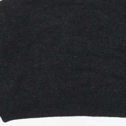 Womens UK Size S Cooperative Grey Pullover Jumper