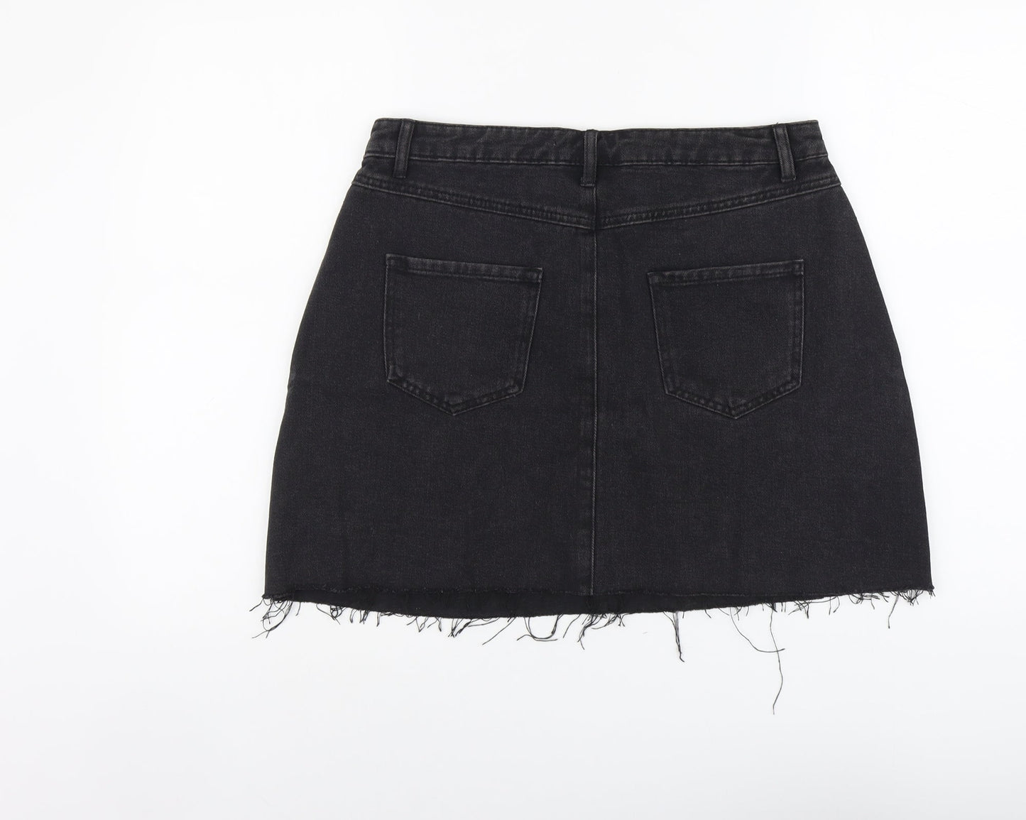 Womens UK Size 32 in Preworn Mini Denim Skirt