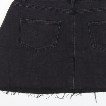 Womens UK Size 32 in Preworn Mini Denim Skirt