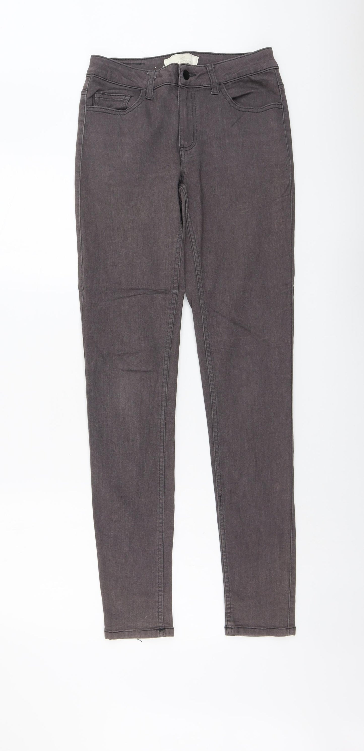 Womens UK Size 26 in Pieces Regular Fit Skinny Grey Jeans