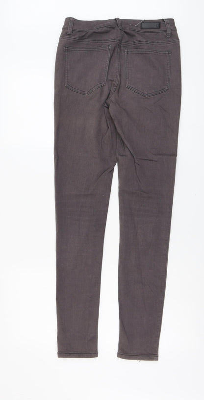 Womens UK Size 26 in Pieces Regular Fit Skinny Grey Jeans